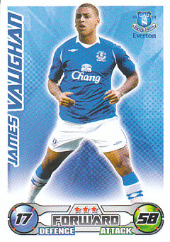 James Vaughan Everton 2008/09 Topps Match Attax #105